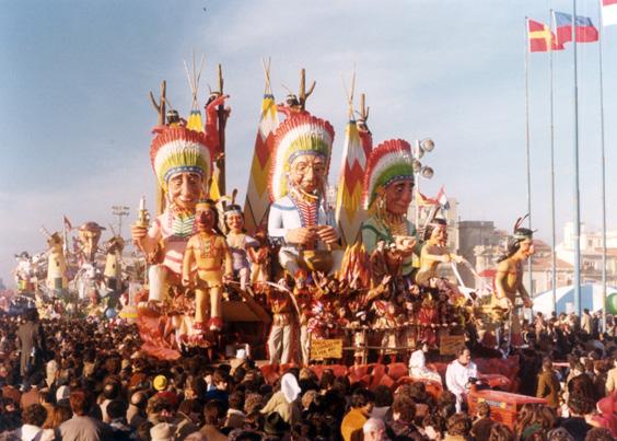 Haug! Il governo che fa per noi di Giuseppe Palmerini - Carri piccoli - Carnevale di Viareggio 1980