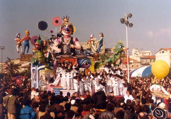 Carnevale disc-jockey di Rione Vecchia Viareggio - Carri piccoli - Carnevale di Viareggio 1981