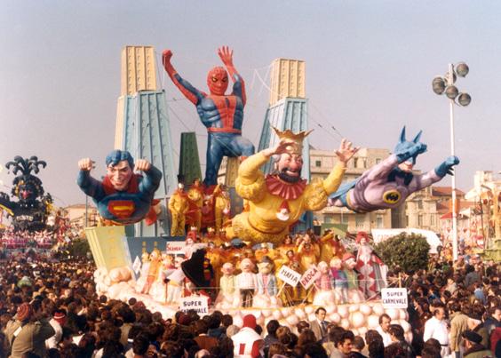 Super carnevale di Amedeo Mallegni - Carri piccoli - Carnevale di Viareggio 1981