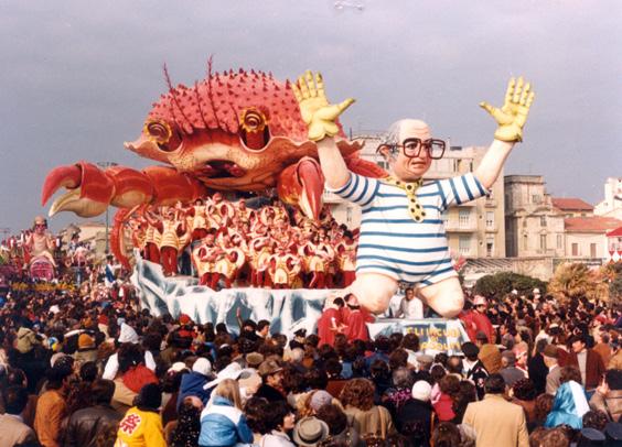 Gli incubi di Spadolini di Raffaello Giunta - Carri grandi - Carnevale di Viareggio 1982