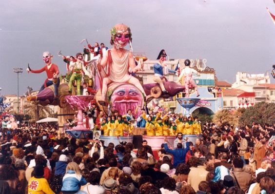 La battaglia del vino di Rione Vecchia Viareggio - Carri piccoli - Carnevale di Viareggio 1982