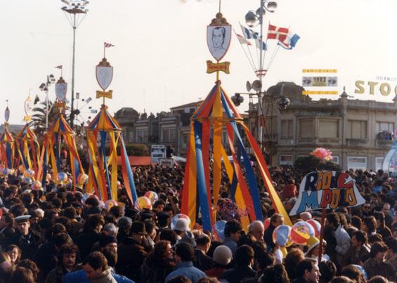 Vela hop di Rione Marco Polo - Palio dei Rioni - Carnevale di Viareggio 1982