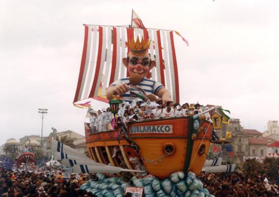I forzati del carnevale di Davino Barsella, Loris Lazzarini - Carri piccoli - Carnevale di Viareggio 1983