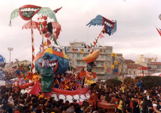 I quattro mori di Gilbert Lebigre e Corinne Roger - Carri piccoli - Carnevale di Viareggio 1983