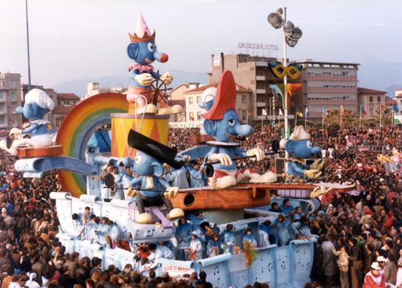 Così si naviga di Giuseppe Palmerini - Carri piccoli - Carnevale di Viareggio 1984