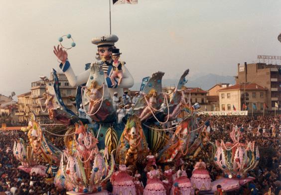 Dove nacque il carnevale di Sergio Baroni e Renato Verlanti - Carri grandi - Carnevale di Viareggio 1984