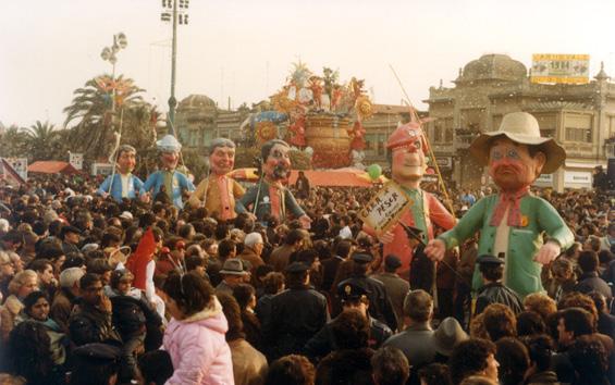Gara di pesca di Eros Canova e Roberto Alessandrini - Mascherate di Gruppo - Carnevale di Viareggio 1984
