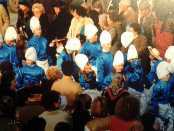 I puffi di Rione Centro - Palio dei Rioni - Carnevale di Viareggio 1984