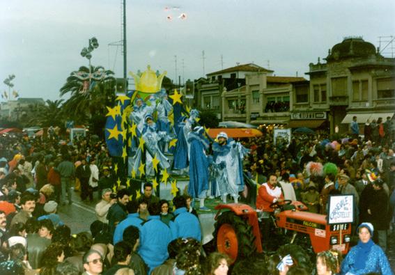 Carnevale tra le stelle di Rione Vecchia Viareggio - Palio dei Rioni - Carnevale di Viareggio 1985