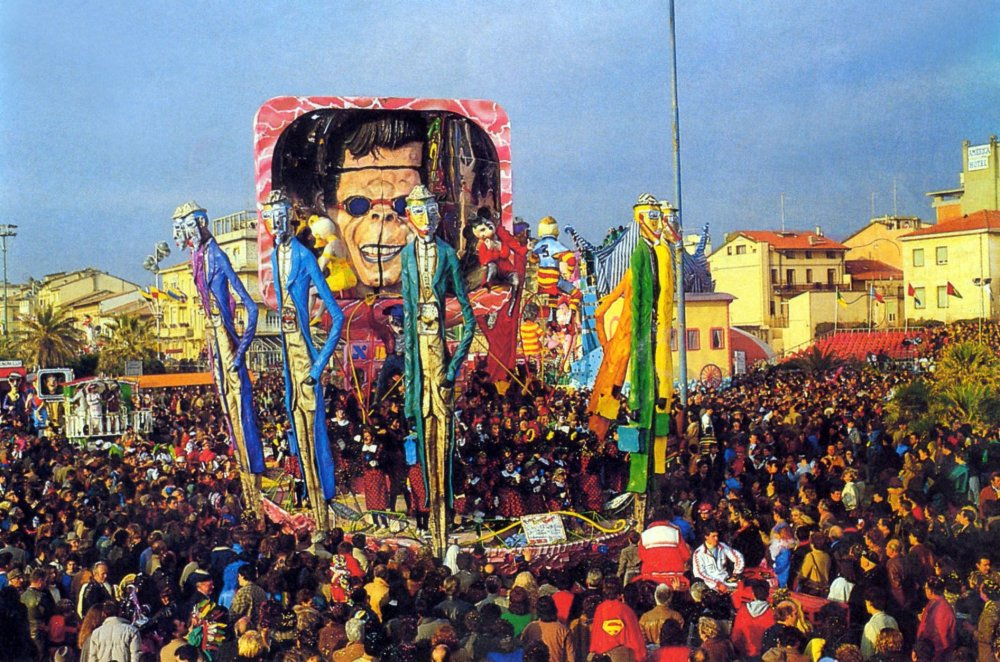 Futuro prossimo venturo di Gilbert Lebigre e Corinne Roger - Carri piccoli - Carnevale di Viareggio 1985