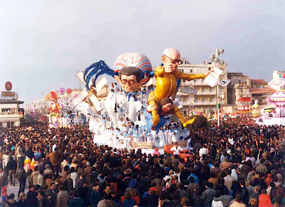 L’ultimo Don Chisciotte di Silvano Avanzini - Carri grandi - Carnevale di Viareggio 1985