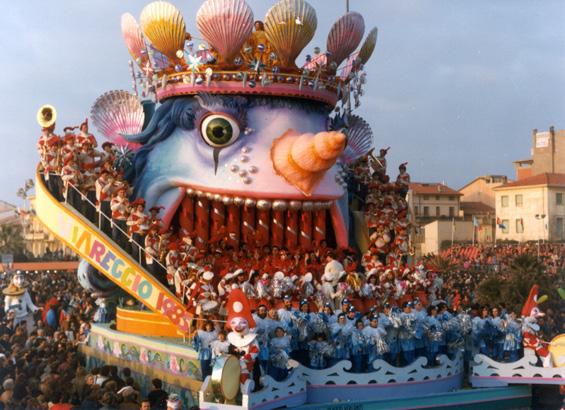 Musica dal mare di Sergio Baroni e Renato Verlanti - Carri grandi - Carnevale di Viareggio 1985