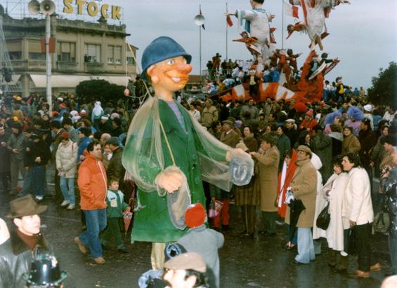 Vero o falso? di Mario Marini - Maschere Isolate - Carnevale di Viareggio 1985