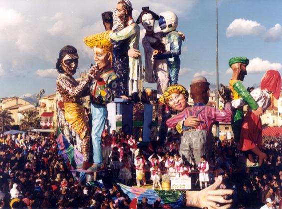 Il grande valzer di Gilbert Lebigre e Corinne Roger - Carri grandi - Carnevale di Viareggio 1986