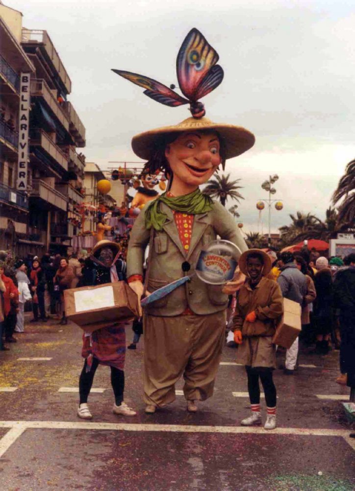 L’avventura continua di Marzia Etna - Maschere Isolate - Carnevale di Viareggio 1986