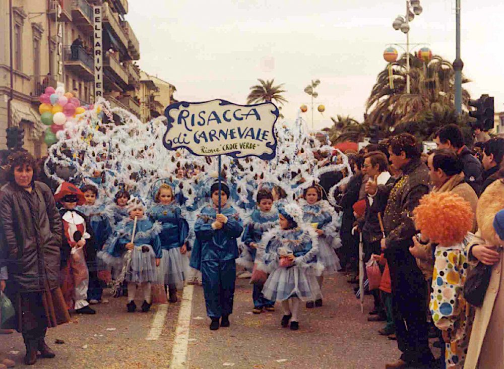 Risacca di carnevale di Rione Croce Verde - Palio dei Rioni - Carnevale di Viareggio 1986