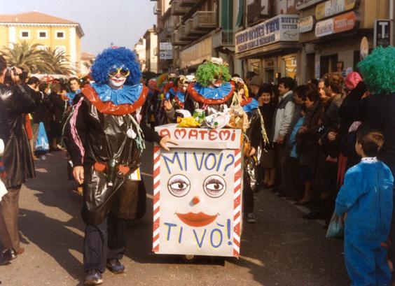 Amatemi di Gruppo Giovanile Viareggino - Gruppi mascherati - Carnevale di Viareggio 1987