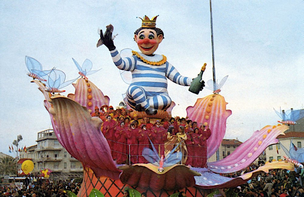Carnevale nettare di pace di Roberto Alessandrini - Carri piccoli - Carnevale di Viareggio 1987