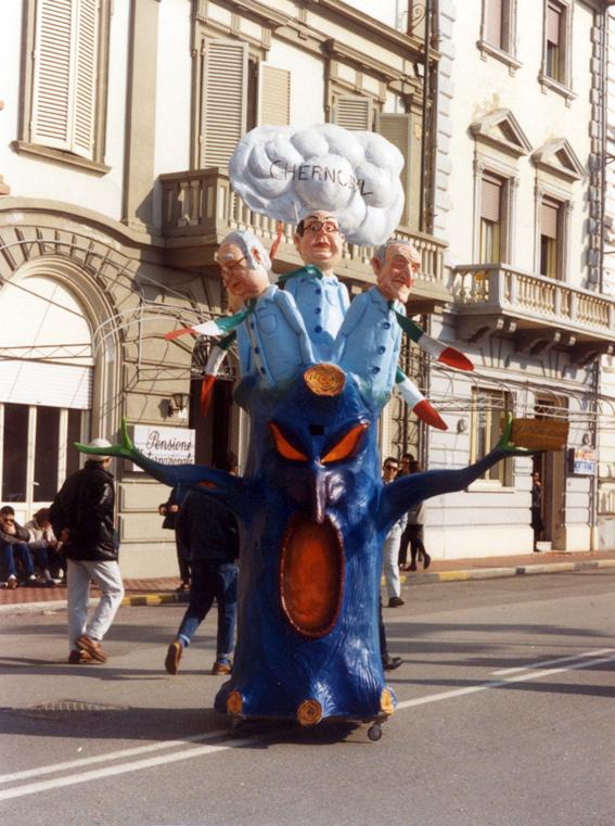 Il nostro caro albero di Massimo Breschi - Maschere Isolate - Carnevale di Viareggio 1987