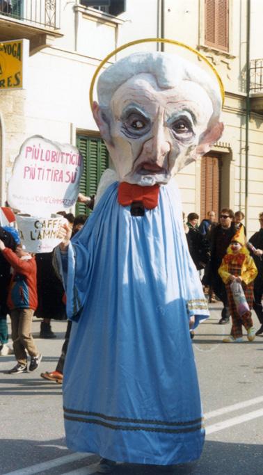 Più lo butti giù e più ti tira su di Glauco Dal Pino - Maschere Isolate - Carnevale di Viareggio 1987