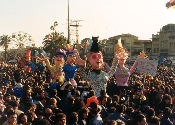Chi ci indovina è bravo di Marzia Etna - Mascherate di Gruppo - Carnevale di Viareggio 1988