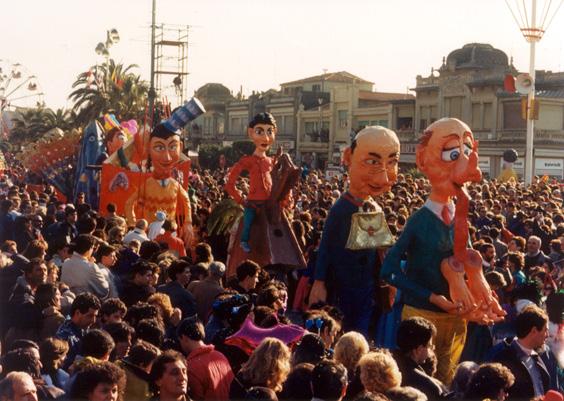 Il mistero della sfinge di Roberto Musetti - Mascherate di Gruppo - Carnevale di Viareggio 1988