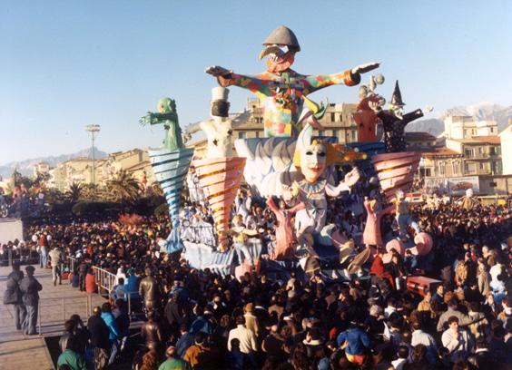 Il signore del vento di Giovanni Maggini - Carri grandi - Carnevale di Viareggio 1988