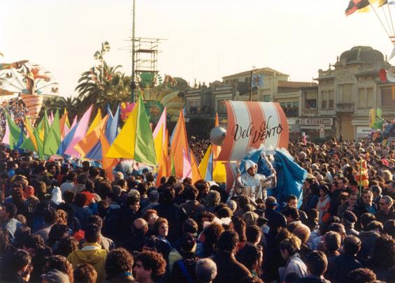 Vele al vento di Rione Darsena - Palio dei Rioni - Carnevale di Viareggio 1988