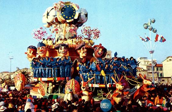 Europa ‘92 di Raffaello Giunta - Carri grandi - Carnevale di Viareggio 1989