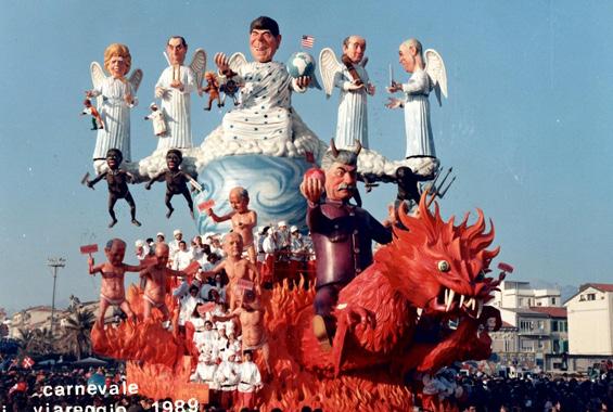 L’impero del male di Silvano e Alessandro Avanzini - Carri grandi - Carnevale di Viareggio 1989