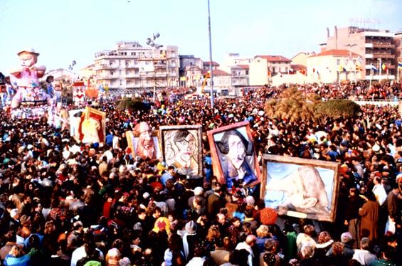 Ritratti d’autore di Gianluca Cupisti - Mascherate di Gruppo - Carnevale di Viareggio 1989