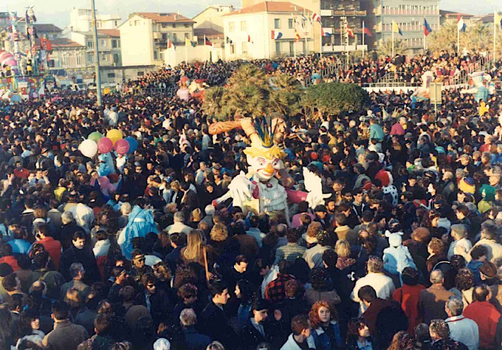 Te lo do io il carnevale di Floriano Marchi - Maschere Isolate - Carnevale di Viareggio 1989