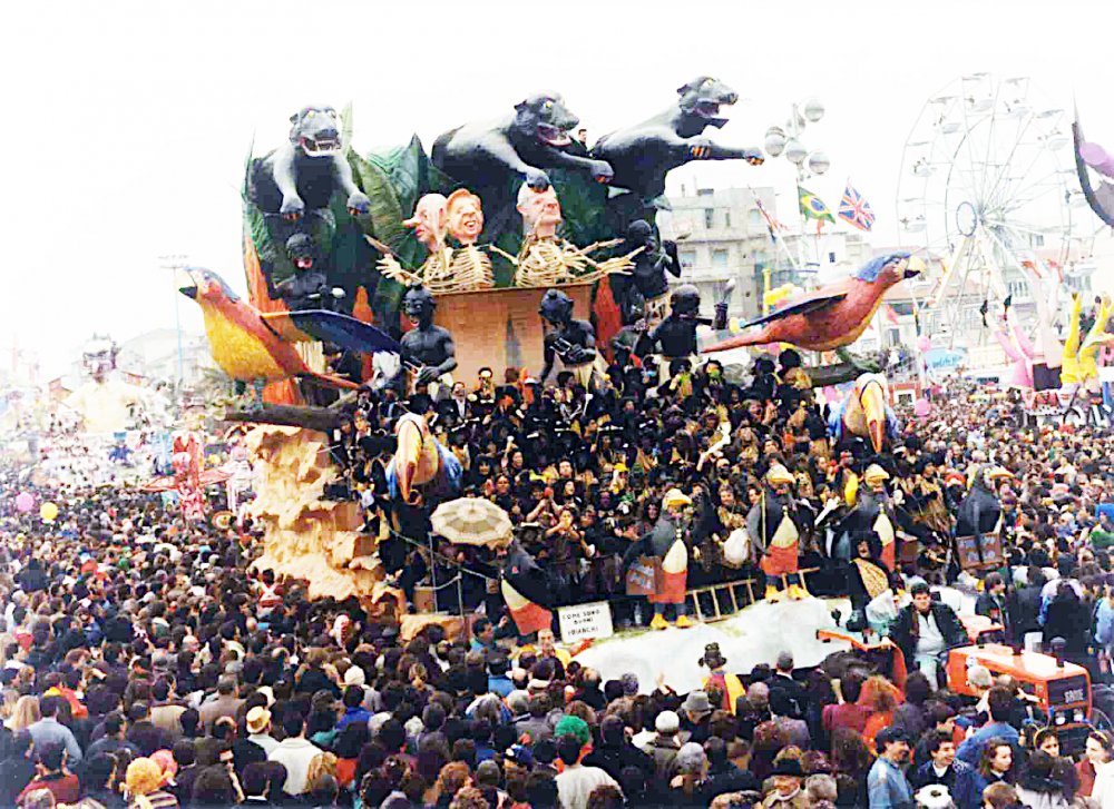 Come sono buoni i bianchi di Giovanni Maggini - Carri grandi - Carnevale di Viareggio 1990