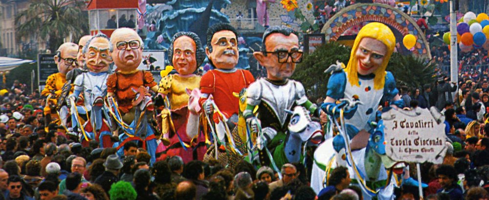 I cavalieri della tavola gioconda di Giampiero Ghiselli - Mascherate di Gruppo - Carnevale di Viareggio 1990