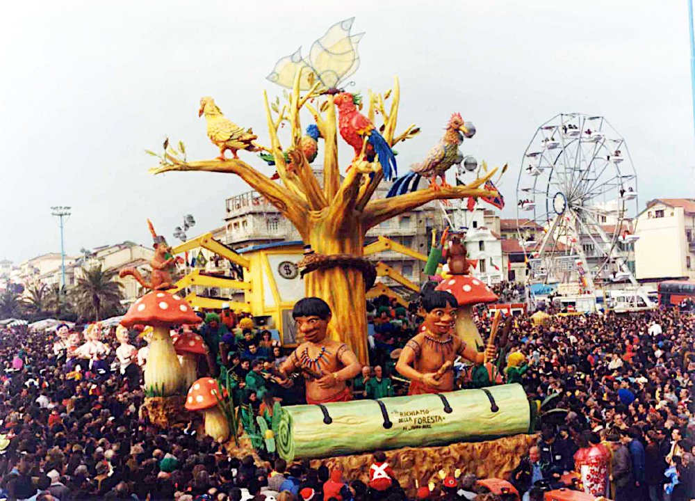 Il richiamo della foresta di Mario Neri - Carri piccoli - Carnevale di Viareggio 1990