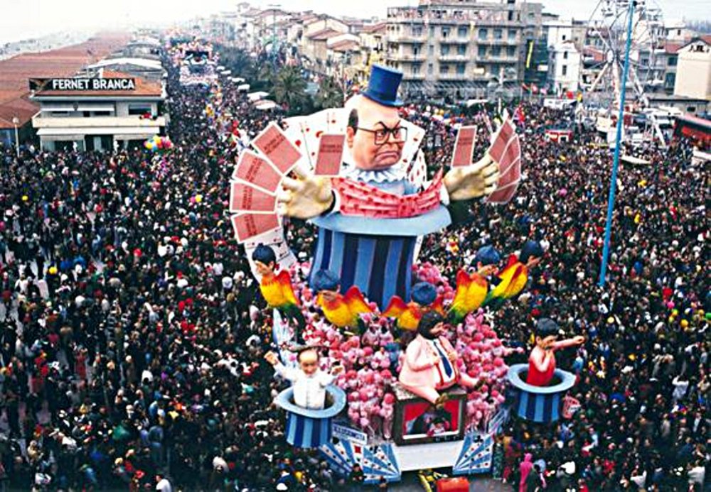 L’illusionista di Silvano Avanzini - Carri grandi - Carnevale di Viareggio 1990