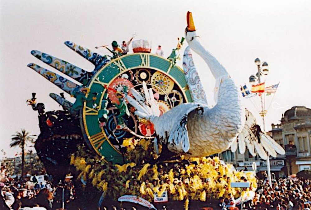 Non si può fermare il tempo di Arnaldo Galli - Carri grandi - Carnevale di Viareggio 1990