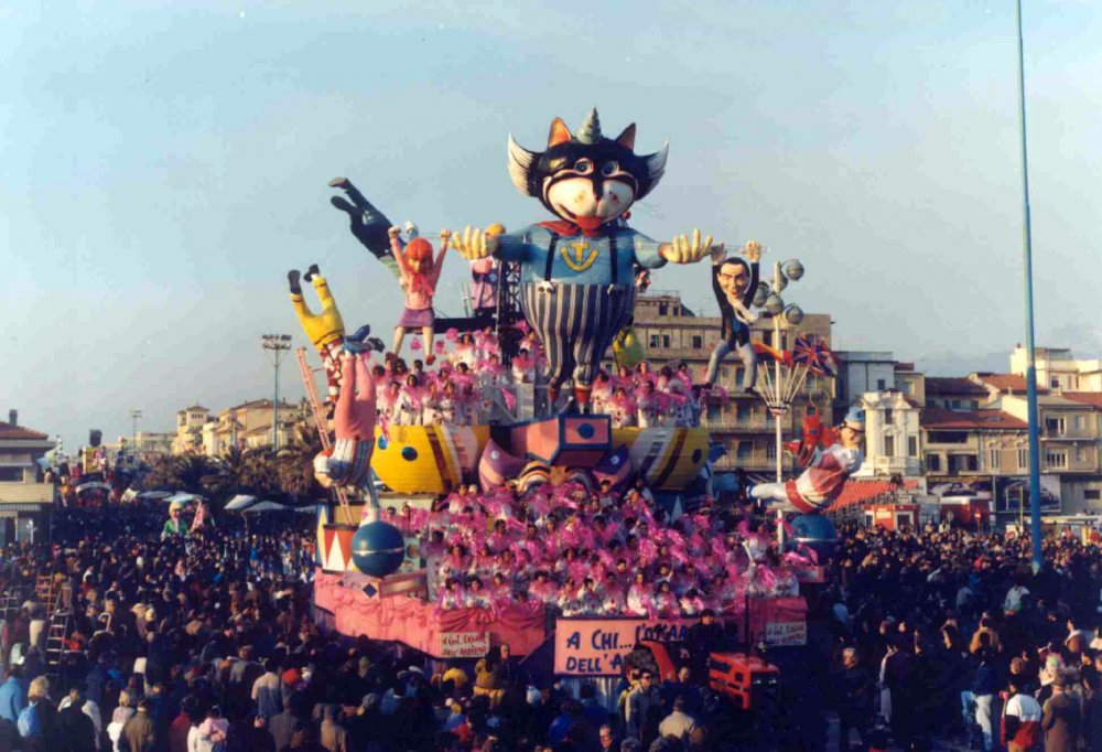 A chi l’Oscar dell’audience? di Paolo Lazzari - Carri grandi - Carnevale di Viareggio 1991