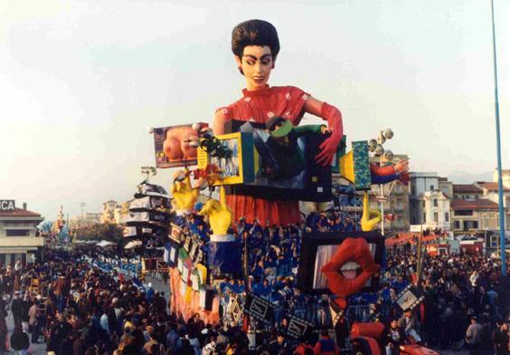 A me gli occhi di Carlo Vannucci ed Enrico Vannucci - Carri grandi - Carnevale di Viareggio 1991