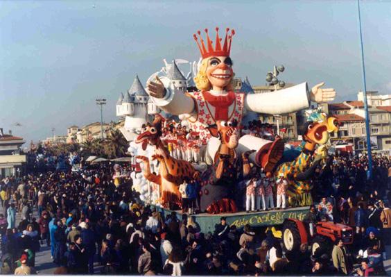 Addio castelli in aria di Raffaello Giunta - Carri grandi - Carnevale di Viareggio 1991