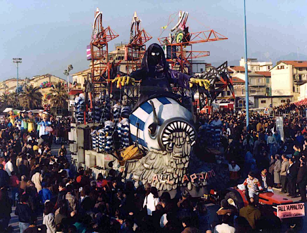 All’appalto di Emilio Cinquini - Carri piccoli - Carnevale di Viareggio 1991