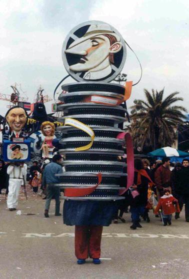 Europa Cinema pellicole in concorso di Giuliana Spadavecchia - Maschere Isolate - Carnevale di Viareggio 1991