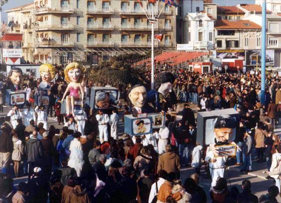 I telerompiglioni di Marco Dolfi - Mascherate di Gruppo - Carnevale di Viareggio 1991