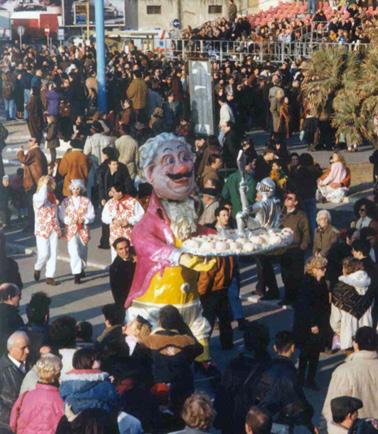 Il piatto del giorno di Eugenio Rossi - Maschere Isolate - Carnevale di Viareggio 1991