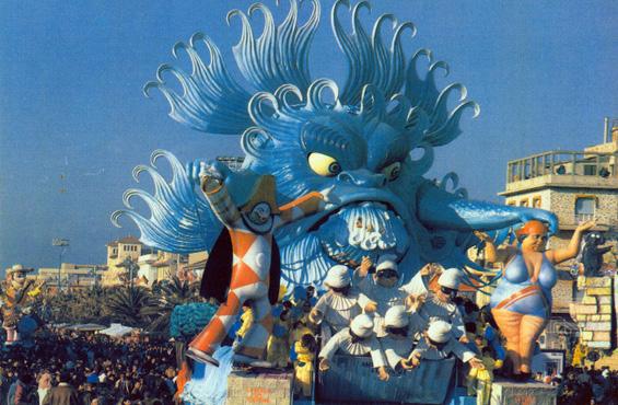 La perla del Tirreno di Silvano Avanzini - Carri grandi - Carnevale di Viareggio 1991