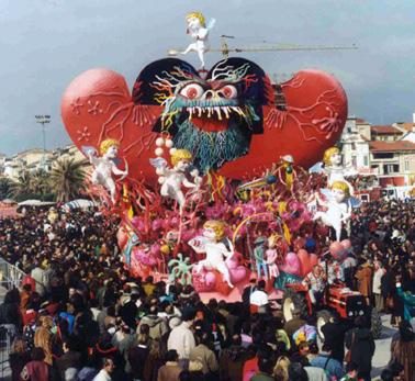 In fondo al cuore di Franco Malfatti - Carri piccoli - Carnevale di Viareggio 1992