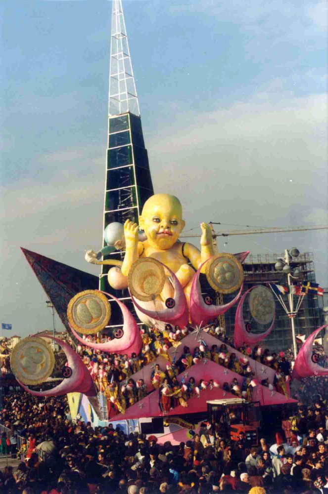 Messaggio universale di Fabrizio Galli - Carri grandi - Carnevale di Viareggio 1992