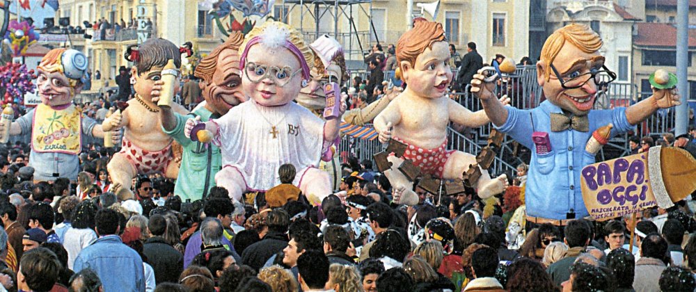 Papà oggi di Massimo Breschi - Mascherate di Gruppo - Carnevale di Viareggio 1993