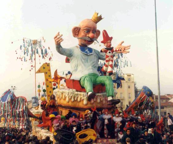 Tanti auguri mascherati di Mario Neri - Carri piccoli - Carnevale di Viareggio 1993