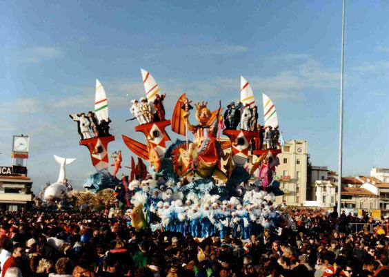 Chi è là, chi è là, che vien dal mare di Piero Farnocchia - Carri piccoli - Carnevale di Viareggio 1994